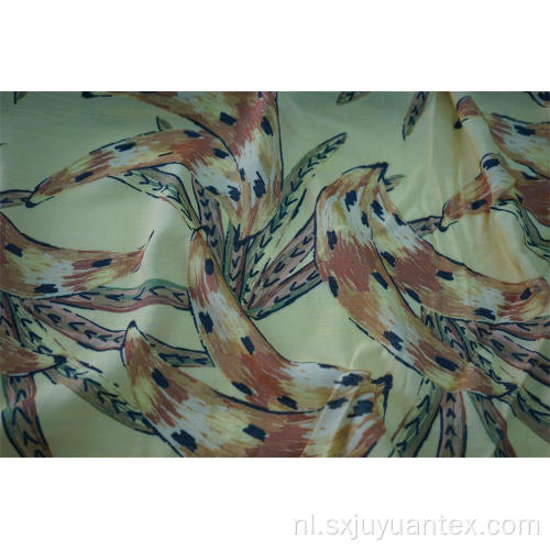 Rayon Polyester Slub Tencel-achtige printstof